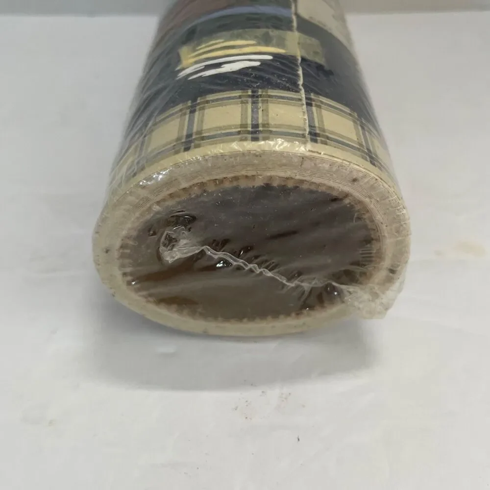Vintage Jubilee Wallpaper Border Lodge Log Cabin Wilderness Outdoor Bear Nature